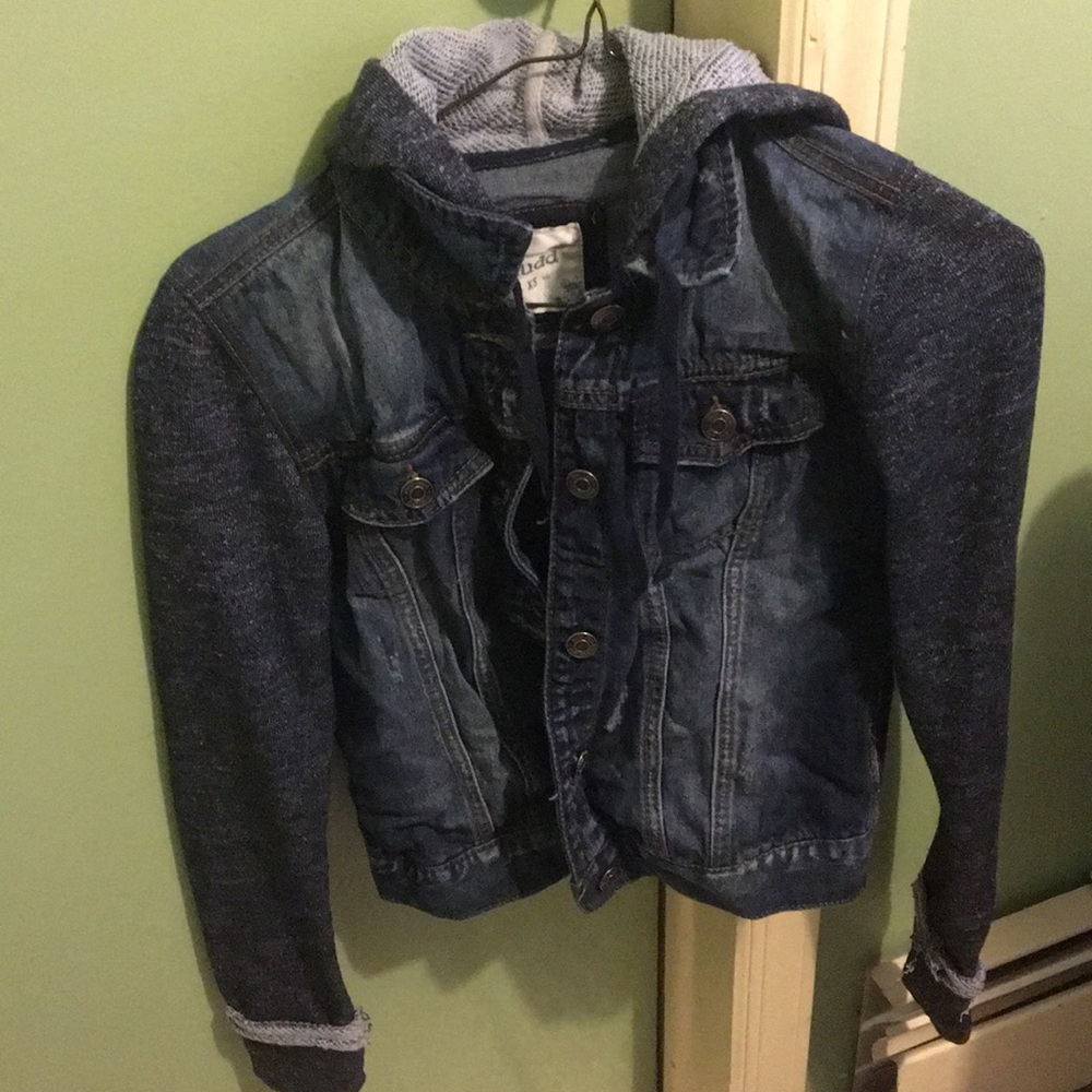 Denim sweater